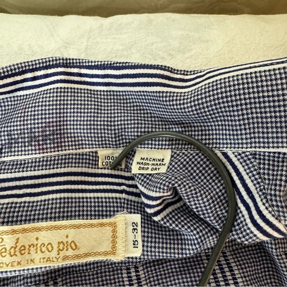 Vintage Federico Pio Men's Shirt - Picture 6 of 6